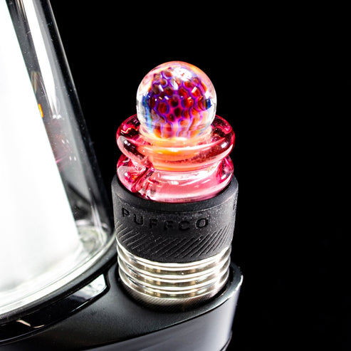 One Trick Pony OTP | Gold Ruby 3DXL Honeycomb Rockulus OTP714 Heady Carb Caps | Planet Caravan