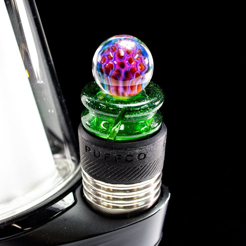 One Trick Pony OTP | Green Stardust 3DXL Honeycomb Rockulus OTP715 Heady Carb Caps | Planet Caravan