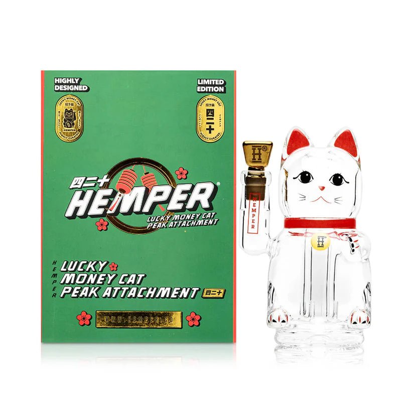 Hemper Hemper | Lucky Money Cat Peak Attachment Vaporizer Attachments | Planet Caravan