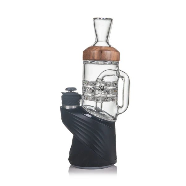 MJ Arsenal MJ Arsenal Walnut Halo Bubbler Peak Attachment Vaporizer Attachments | Planet Caravan