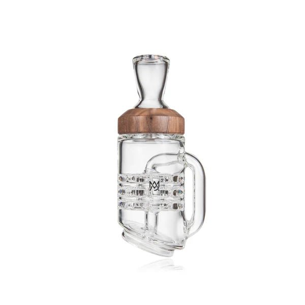 MJ Arsenal MJ Arsenal Walnut Halo Bubbler Peak Attachment Vaporizer Attachments | Planet Caravan