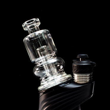 Dop Glass | Hybrid Peak/Pivot Bubbler Attachment - Clear