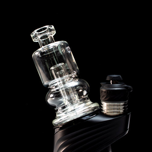 Dop Glass | Hybrid Peak/Pivot Bubbler Attachment - Clear