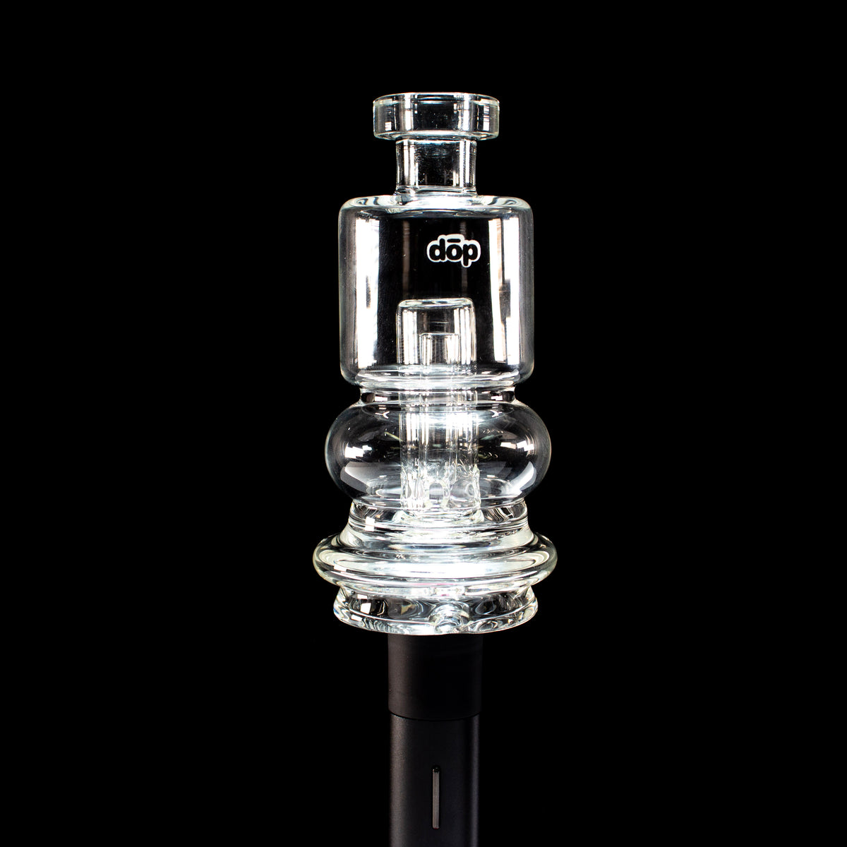 Dop Glass | Hybrid Peak/Pivot Bubbler Attachment - Clear