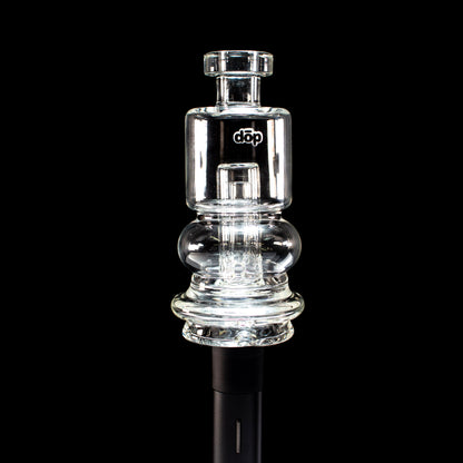 Dop Glass | Hybrid Peak/Pivot Bubbler Attachment - Clear
