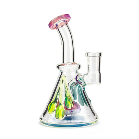 Uzzi Glass Drippy Mini Beaker #UZI35 - Planet Caravan