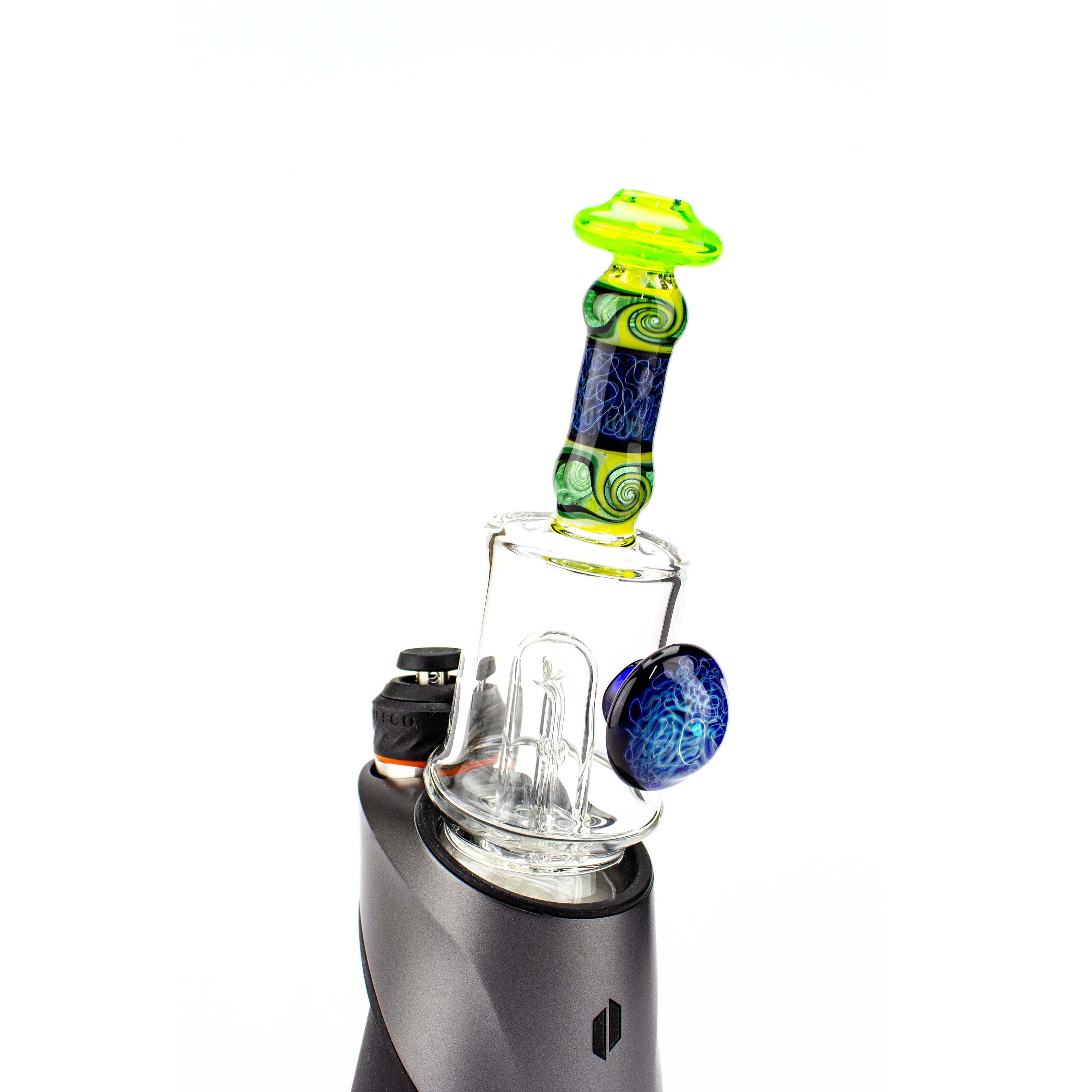 Chuck B Glass Squiggletech Peak Attachment #CHB06 - Planet Caravan