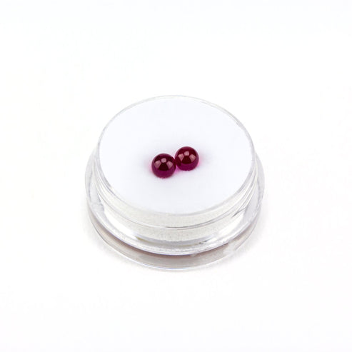 Ruby Pearl Co Ruby Pearl Co | 2pk 4mm Ruby Terp Pearl RPB19 Marbles & Pearls | Planet Caravan