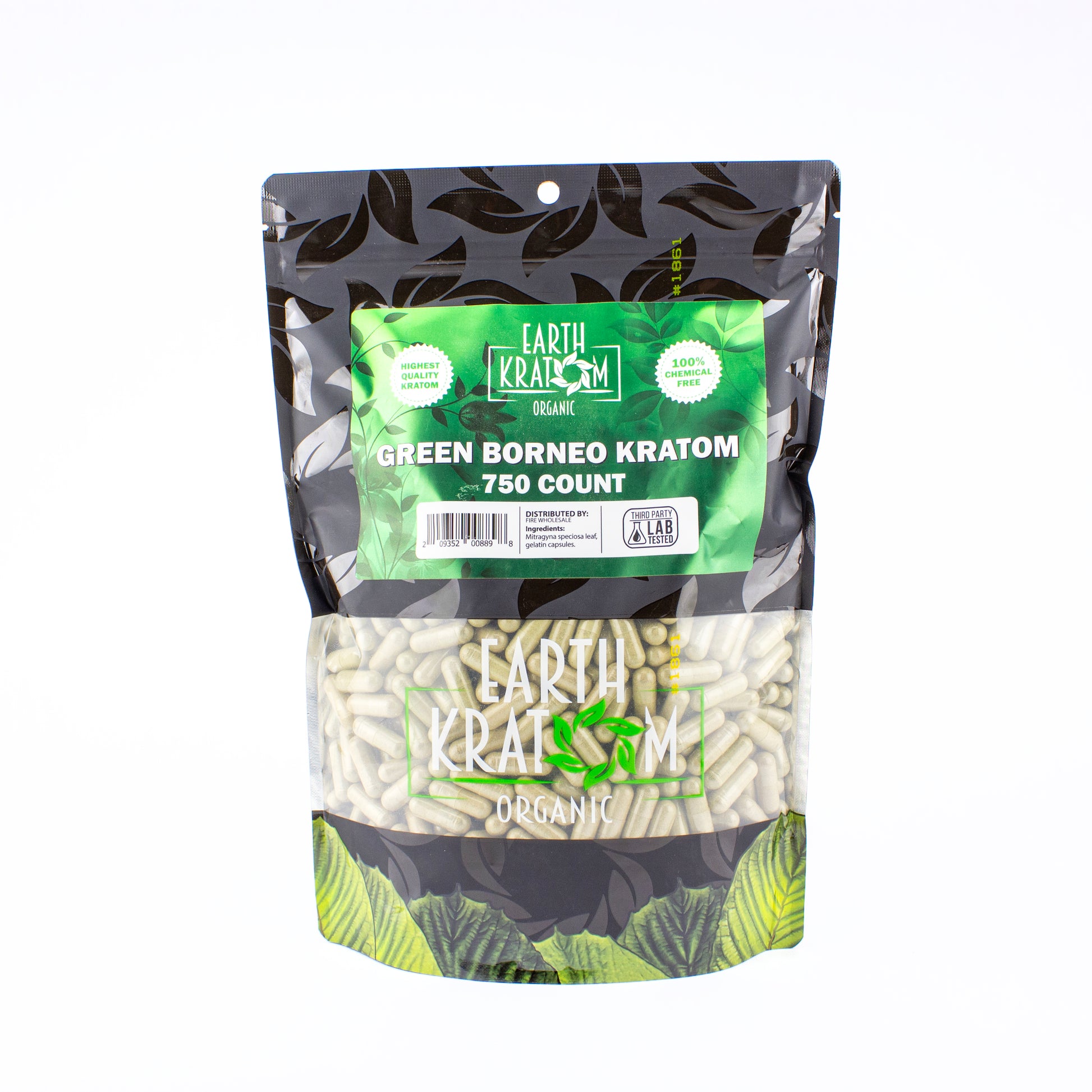 Earth Kratom Kratom Capsules 750ct - Planet Caravan