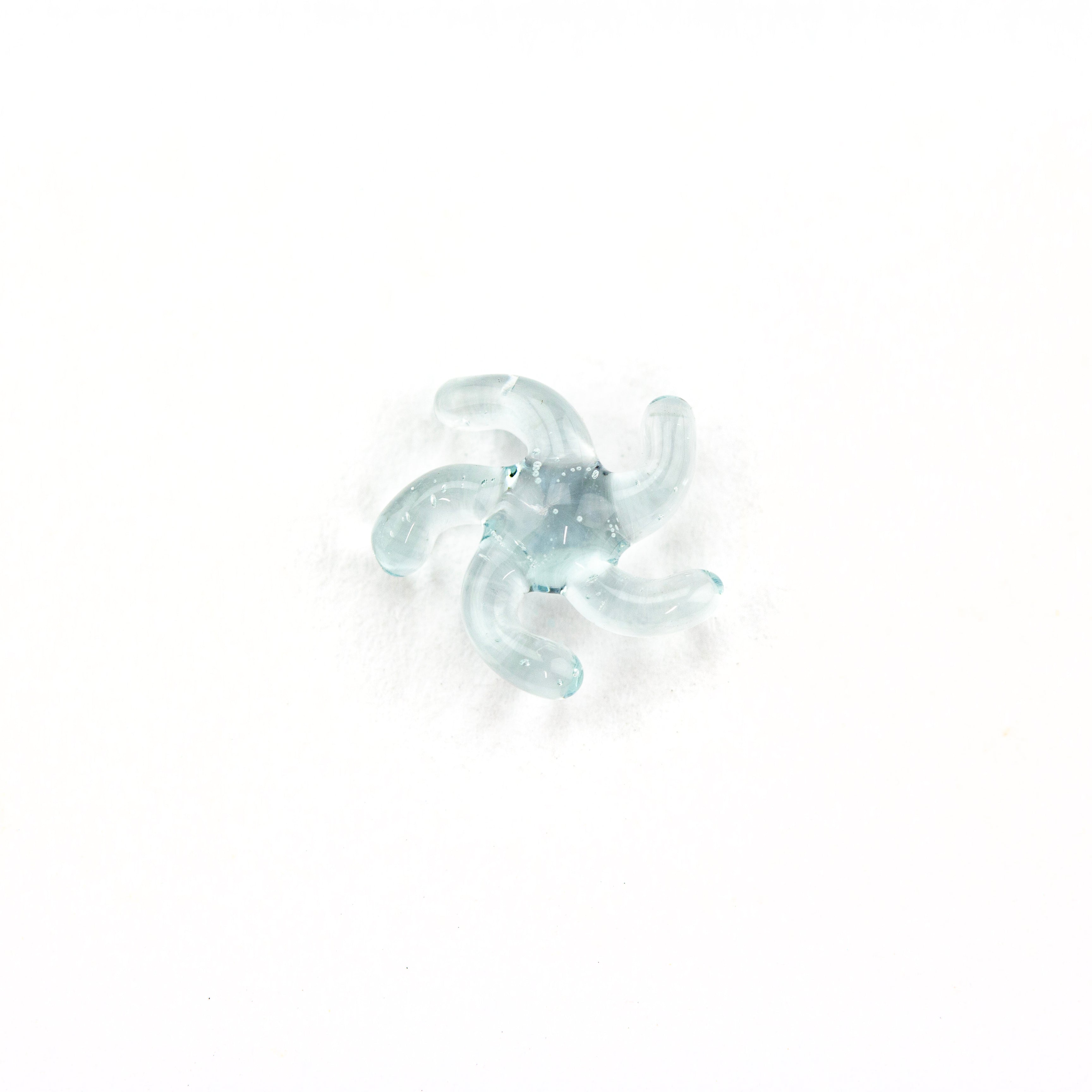 Yarbi Glass Raindrop Proxy Spinner Pearl #YAR42 - Planet Caravan