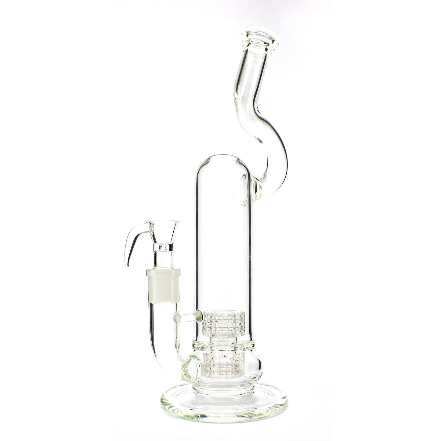 Planet Caravan Clear Double Matrix Natty Neck Tube - Planet Caravan