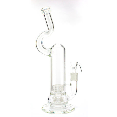 Clear Double Matrix Natty Neck Tube