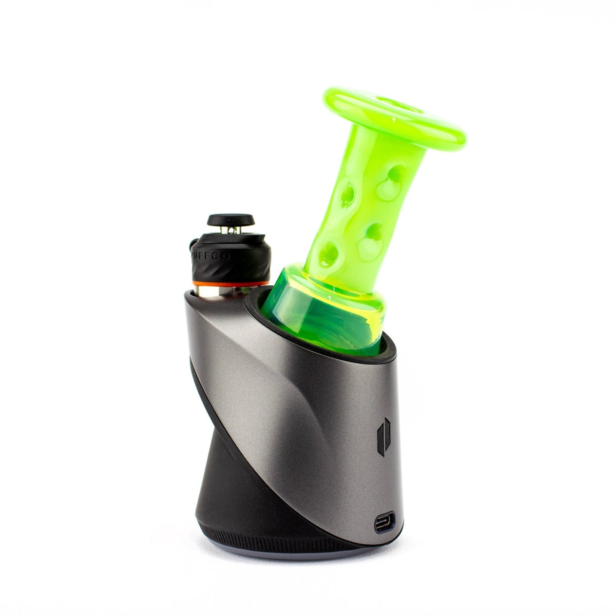 Durin Glass Milky Green Cooling Tower Peak Dry Top DUR24 Vaporizer Attachments | Planet Caravan