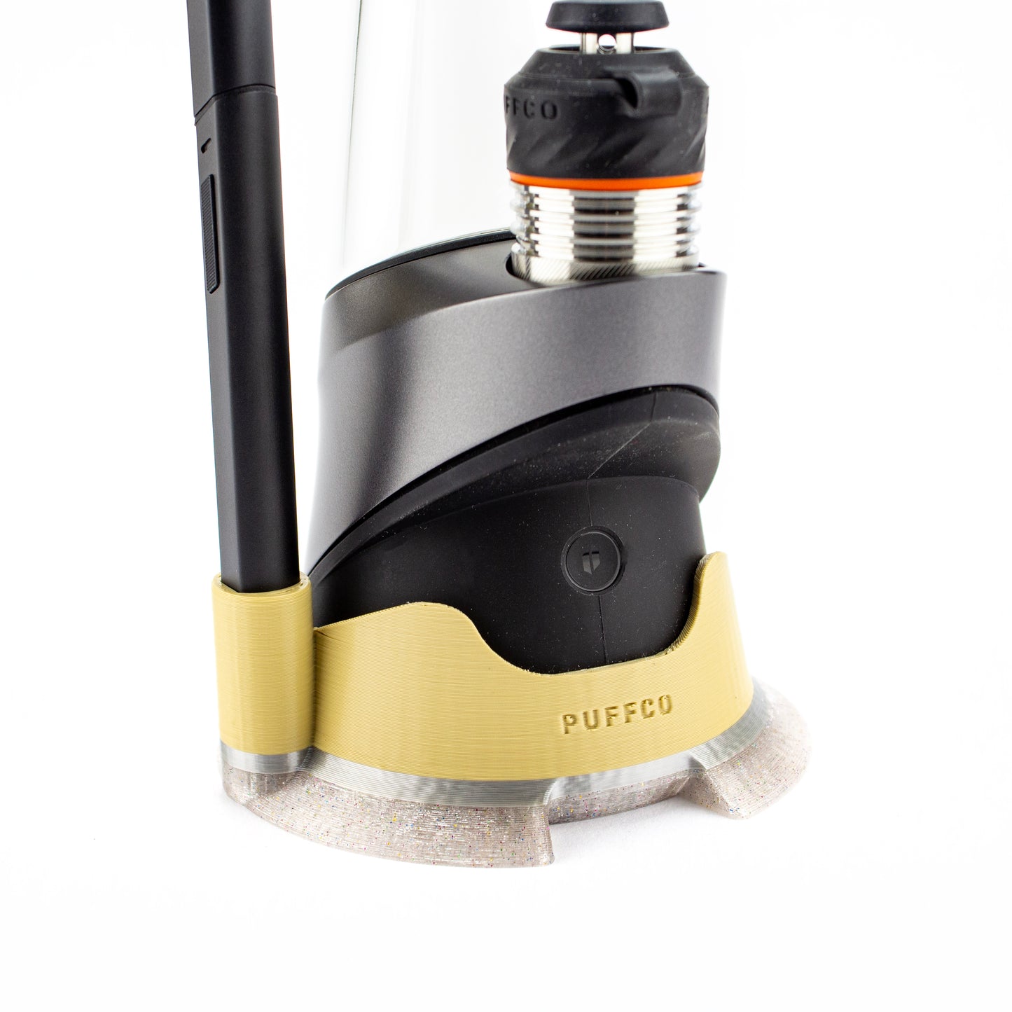 Derek Holtz Tan, Silver & Clear Sparkle Peak Pro + Hot Knife Base #DHZ15 - Planet Caravan