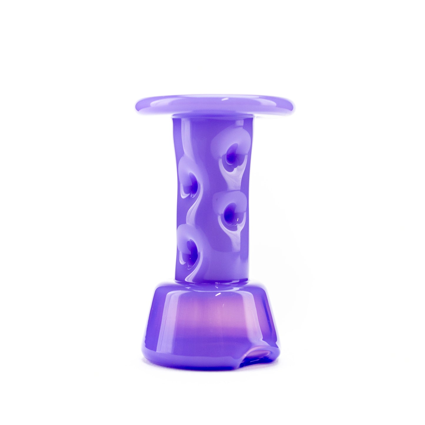 Durin Glass Milky Purple Cooling Tower Dry Top Attachment #DUR25 - Planet Caravan