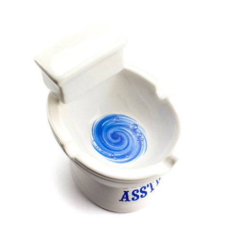 Asstray Toilet Ceramic Ashtray