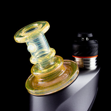 Charlie Shaw Glass Fumed Bubbletrap Peak Dry Top Attachment #CSG08 - Planet Caravan