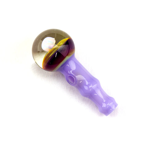 Lavender & Amber Purple Peak V2 Opal Joystick Cap #CAP093