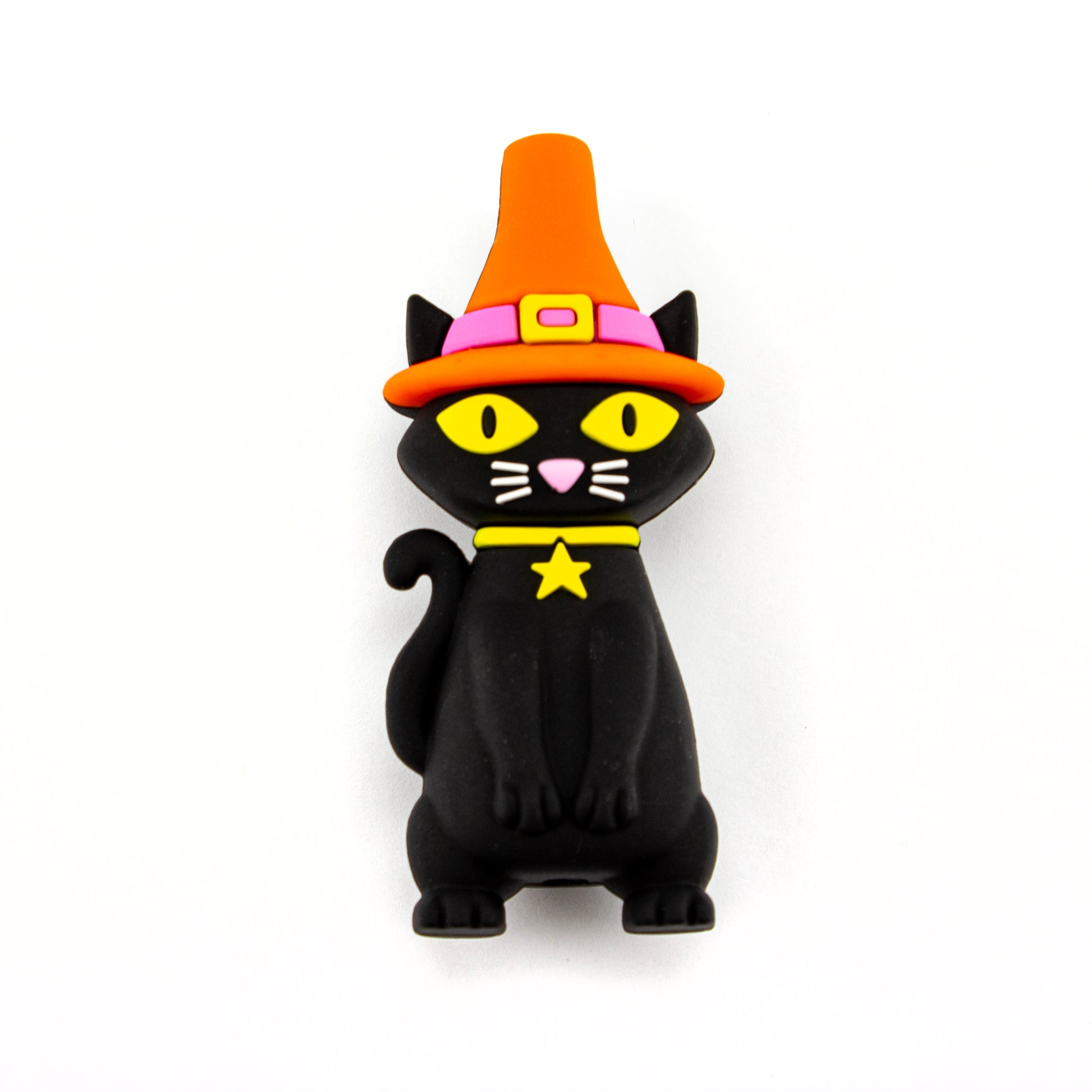 Phoenix Witch's Cat Silicone Hand Pipe #PSP15 - Planet Caravan