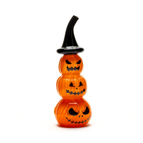 Stacked Jack-O-Lantern Hand Pipe #PP5191