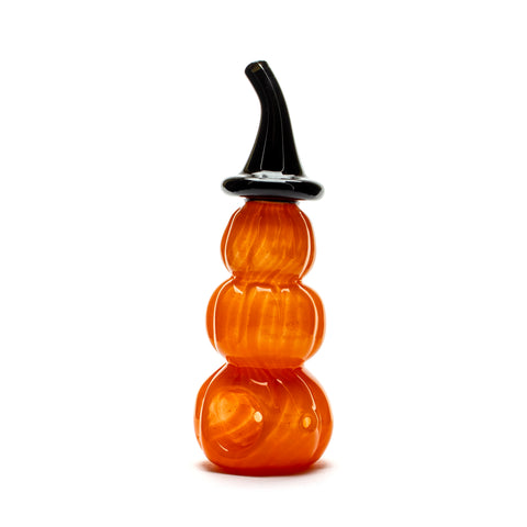 Stacked Jack-O-Lantern Hand Pipe #PP5191