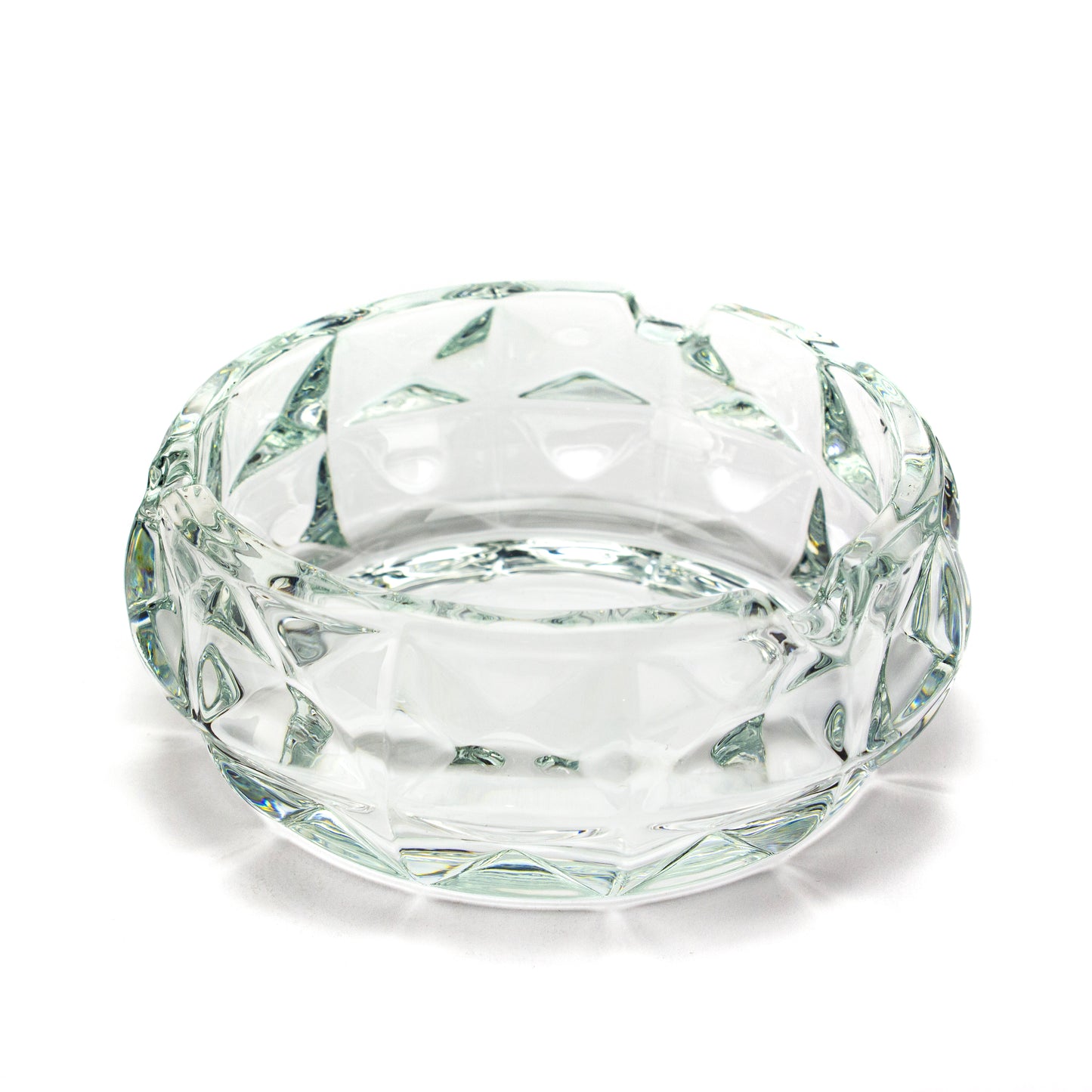 Fujima Faceted Exquisite Glass Ashtray - Planet Caravan