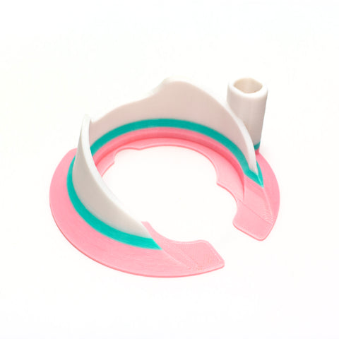 White, Teal & Pink Peak Pro & Hot Knife Base #DHZ42