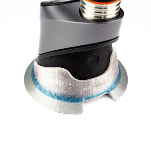 Derek Holtz Derek Holtz - Sparkle Clear, Teal & Silver Peak Pro Base DHZ30 Vaporizer Accessories | Planet Caravan