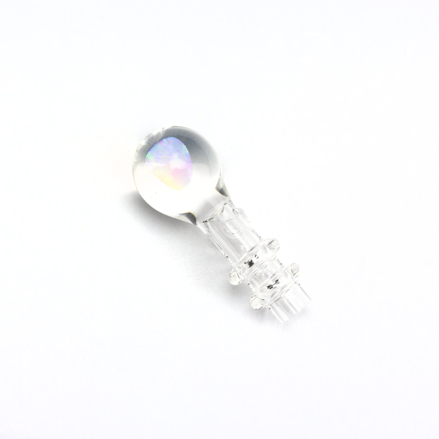 Lid Glass Clear Peak V2 Opal Joystick Cap #LID01 - Planet Caravan