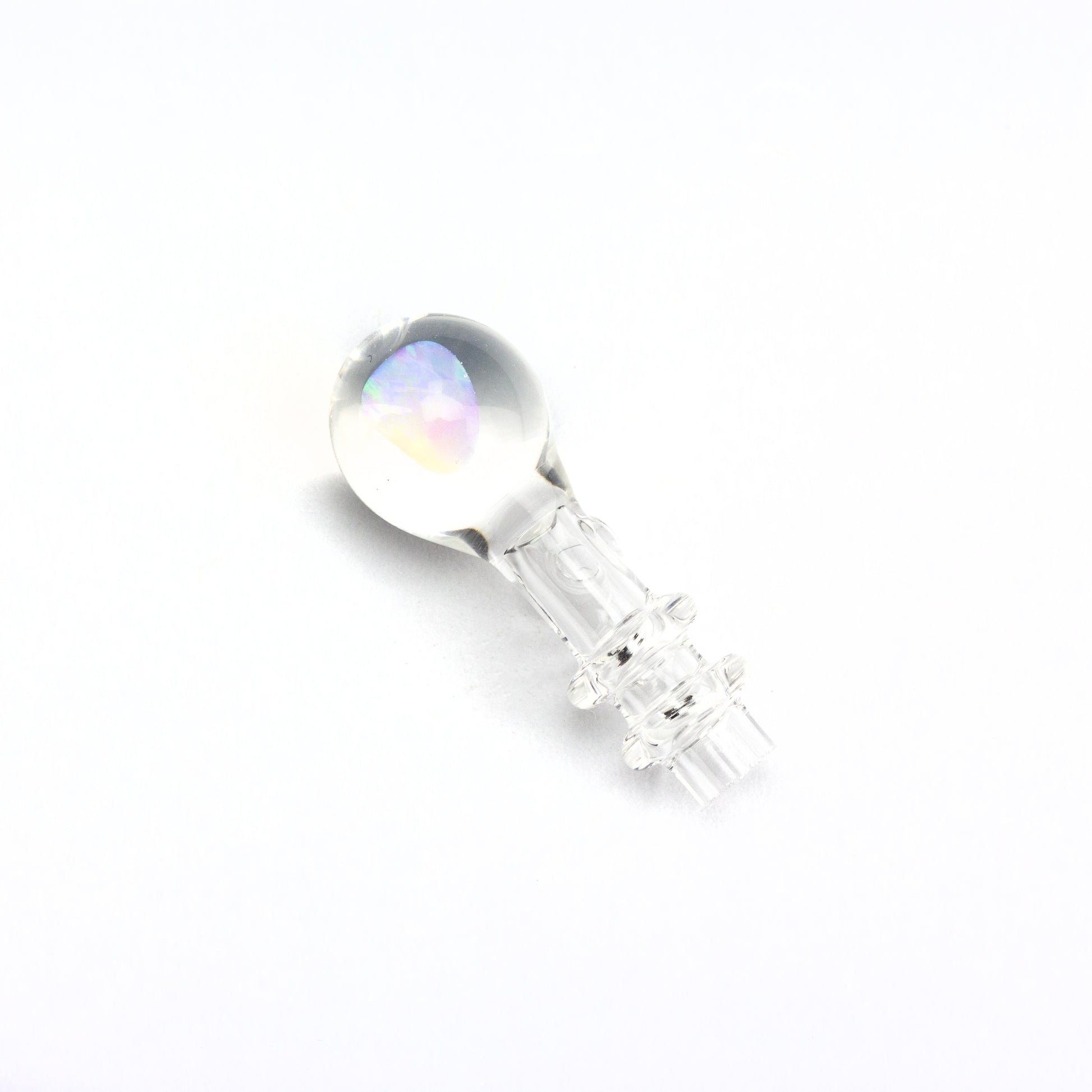 Lid Glass Clear Peak V2 Opal Joystick Cap #LID01 - Planet Caravan