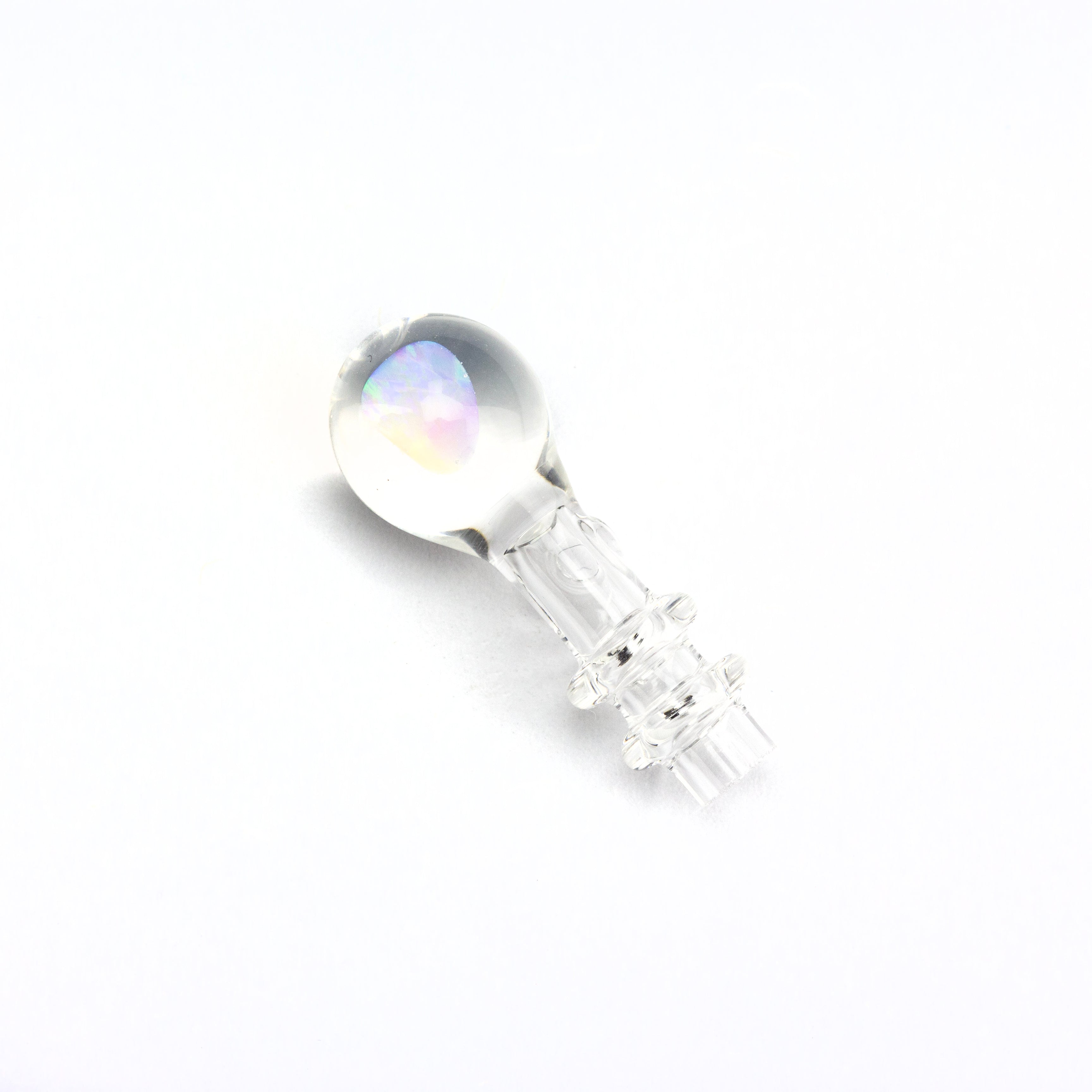 Lid Glass Clear Peak V2 Opal Joystick Cap #LID01 - Planet Caravan