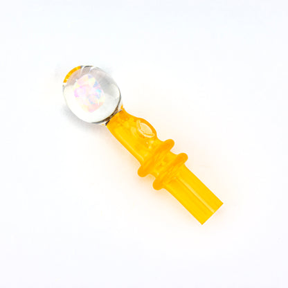 Lid Glass Tangie Peak Pro Opal Joystick Cap #LID08 - Planet Caravan