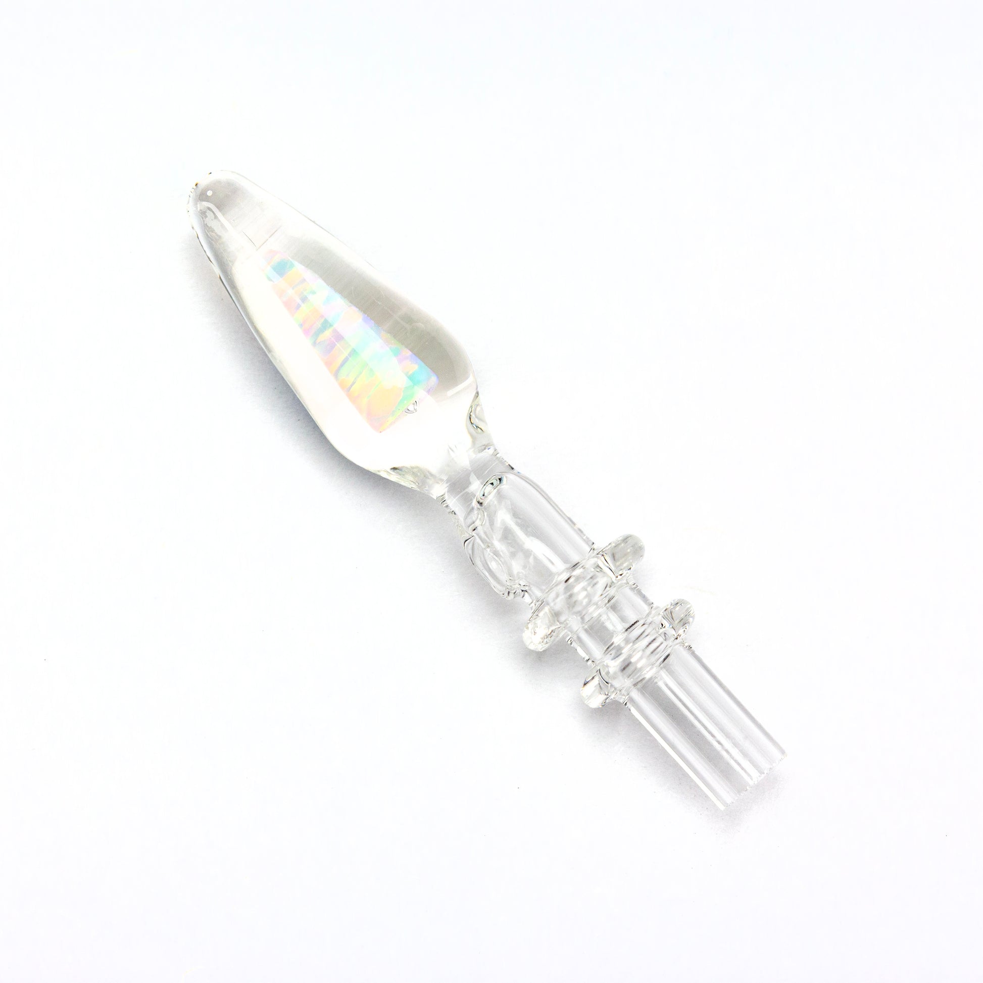 Lid Glass Clear Peak Pro Opal Spike Joystick Cap #LID11 - Planet Caravan