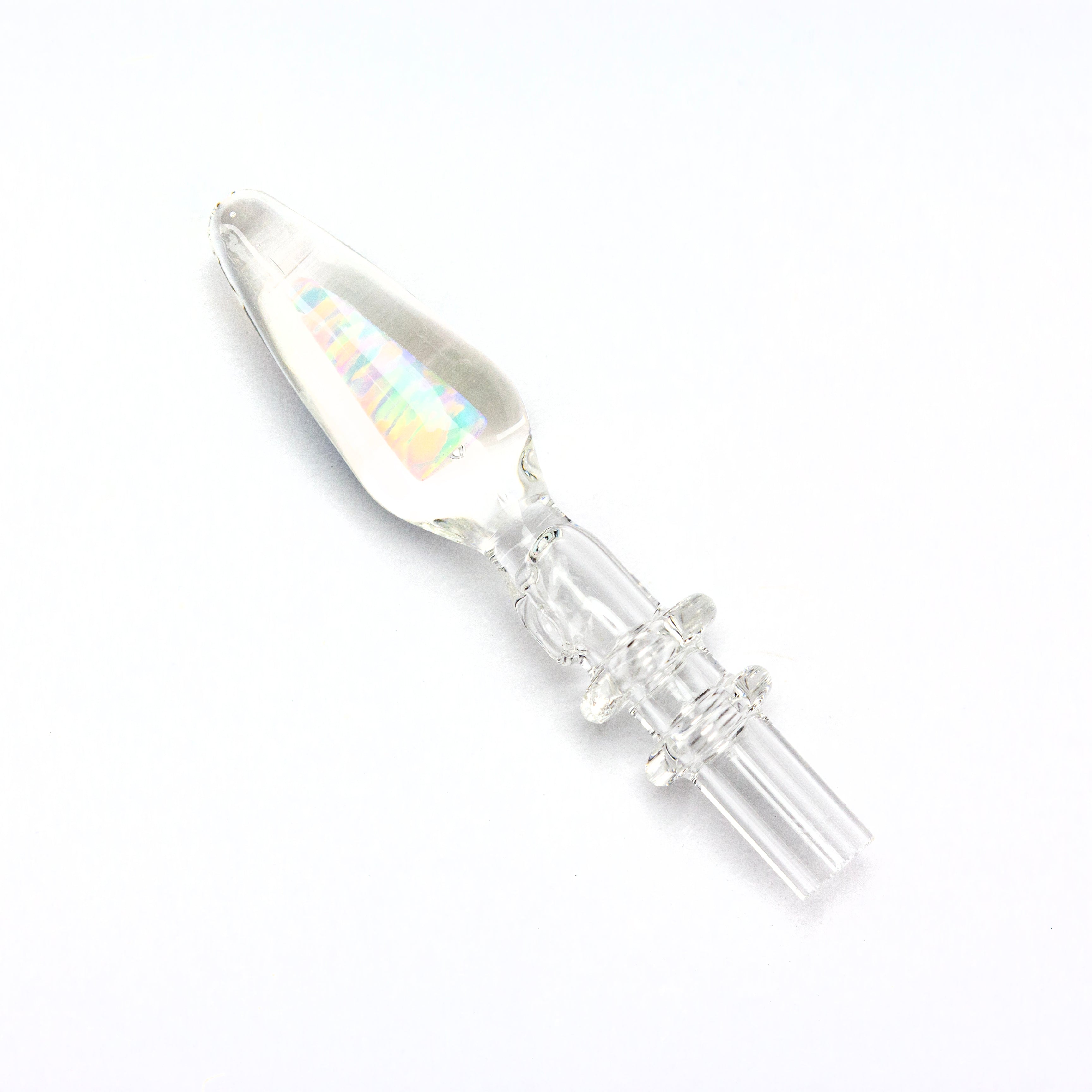 Lid Glass Clear Peak Pro Opal Spike Joystick Cap #LID11 - Planet Caravan
