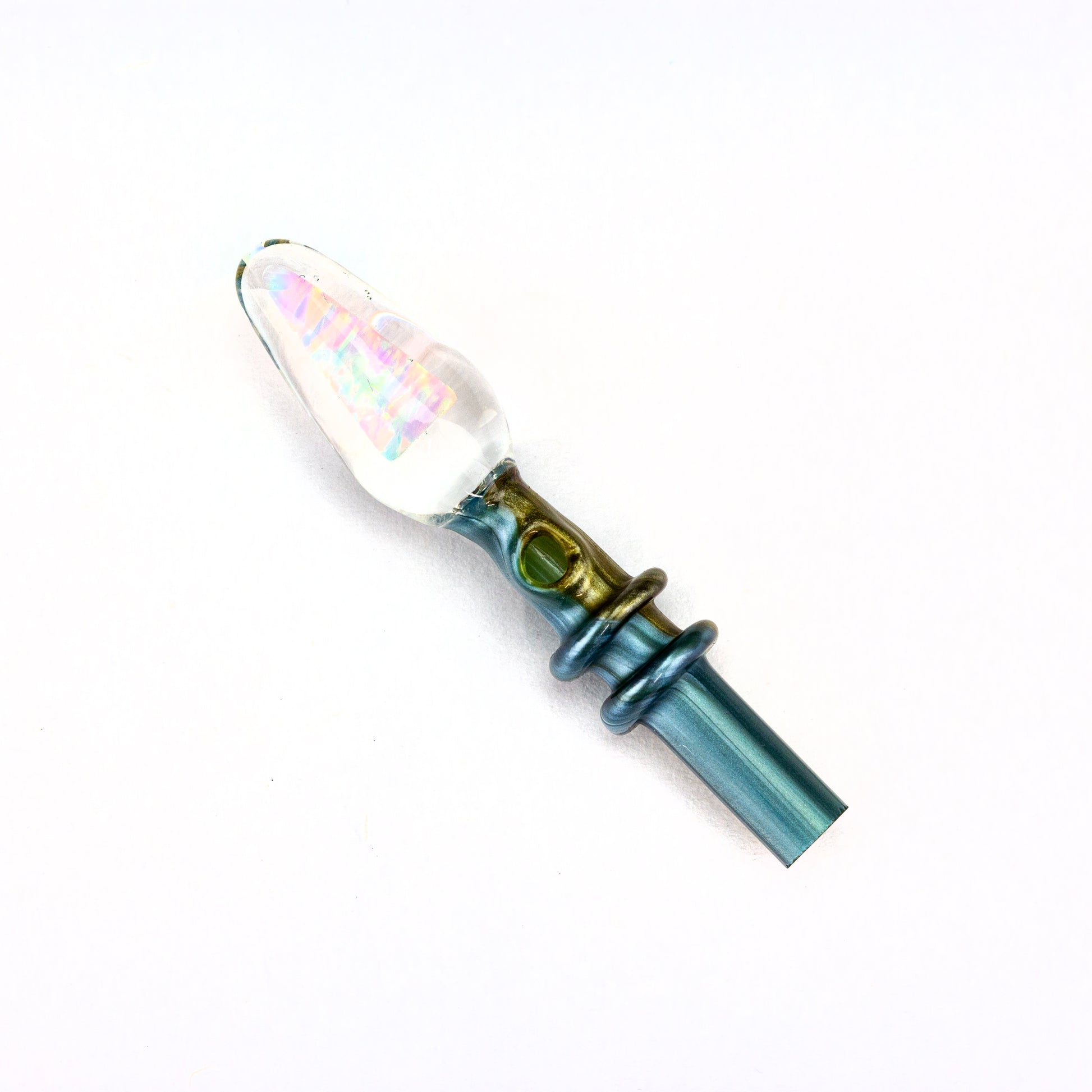 Lid Glass Neptunium Peak Pro Opal Spike Joystick Cap #LID13 - Planet Caravan