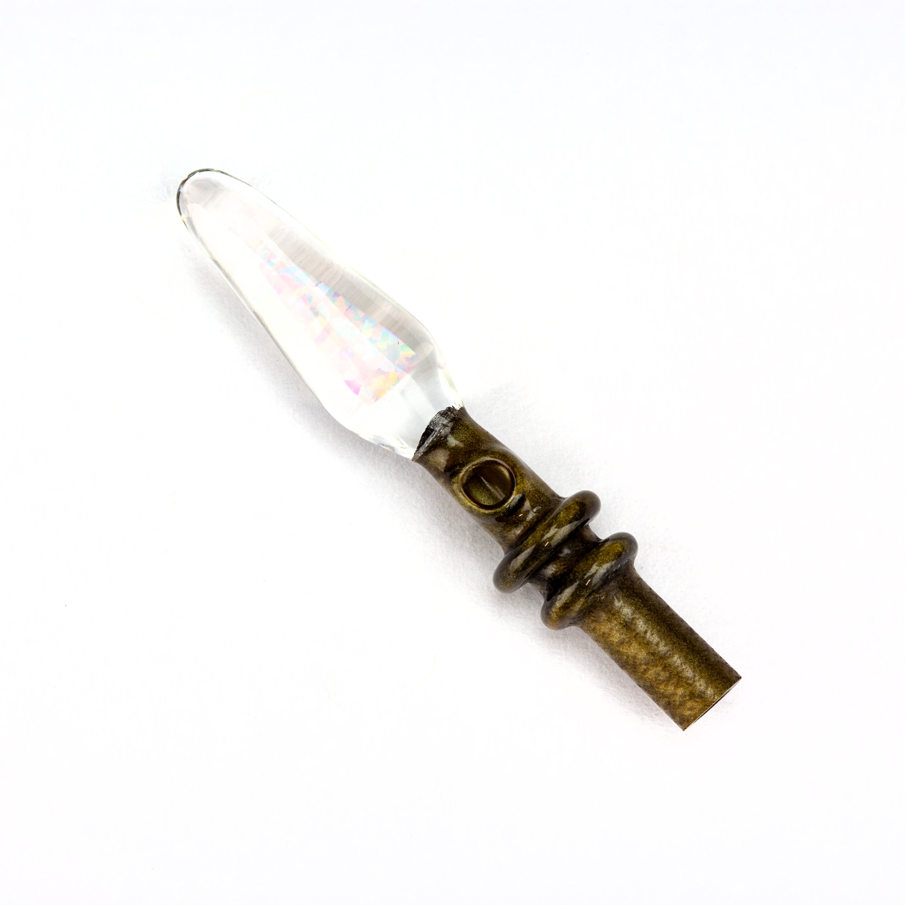 Lid Glass Electrum Peak Pro Opal Spike Joystick Cap #LID14 - Planet Caravan