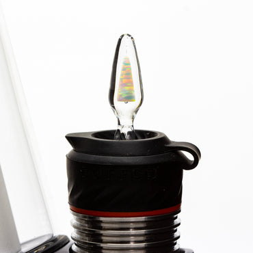 Lid Glass Clear Peak Pro Opal Spike Joystick Cap #LID11 - Planet Caravan