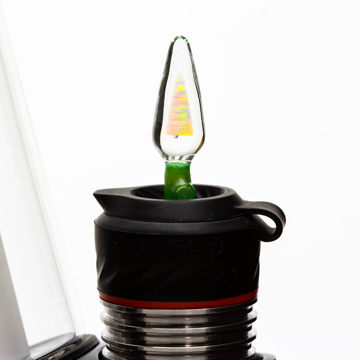 Lid Glass Chromium Peak Pro Opal Spike Joystick Cap #LID12 - Planet Caravan