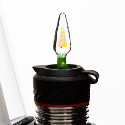 Lid Glass Chromium Peak Pro Opal Spike Joystick Cap #LID12 - Planet Caravan