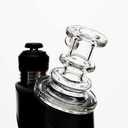 Charlie Shaw Glass Clear Opal Peak Dry Top Attachment #CSG25 - Planet Caravan