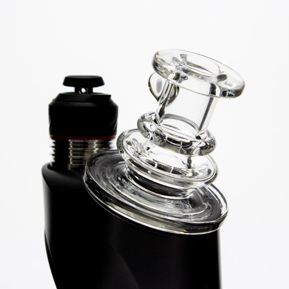 Charlie Shaw Glass Clear Opal Peak Dry Top Attachment #CSG27 - Planet Caravan