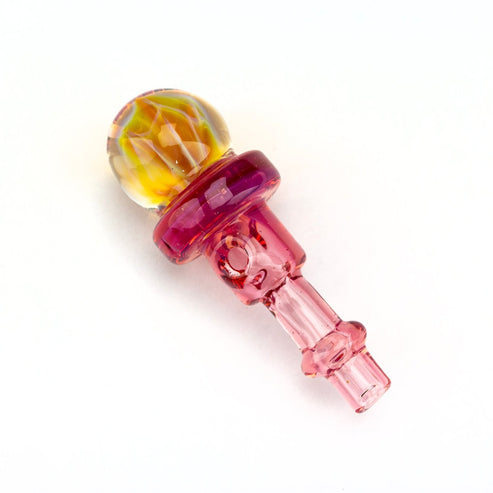 Dark Matter Dark Matter | Pink with Fumed Mib 3DXL Joystick Cap Vaporizer Accessories | Planet Caravan