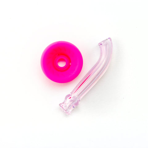 Rose Quartz Pivot Straw #MAG77