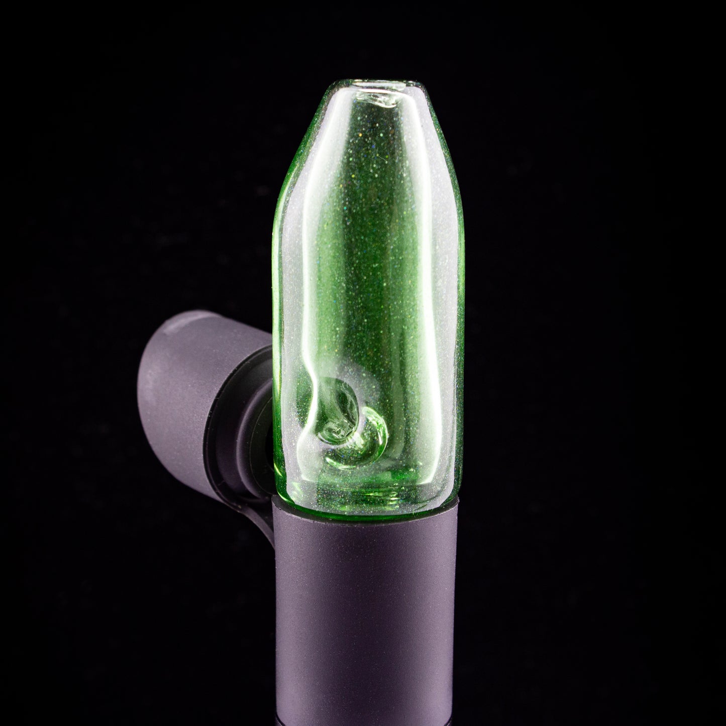 Coopers Glass Green Stardust Pivot RipTip #COP04 - Planet Caravan
