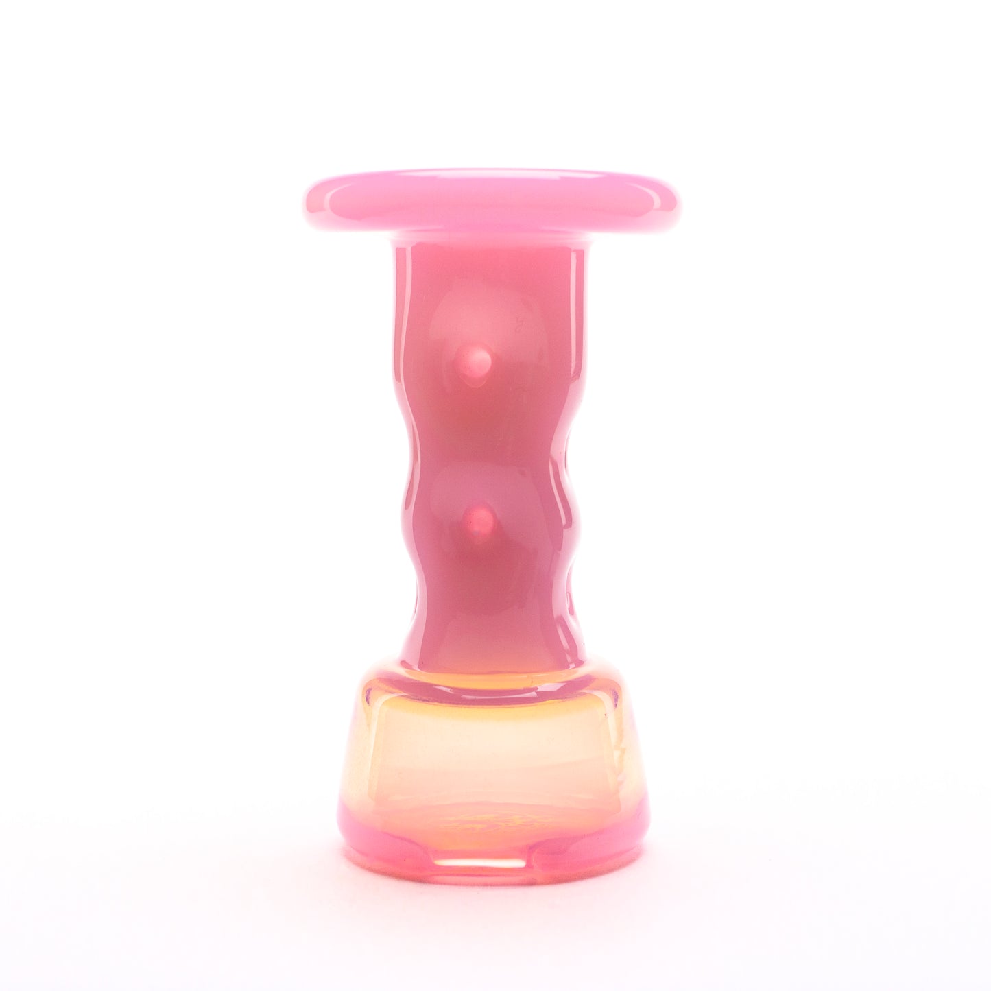 Durin Glass Milky Pink Cooling Tower Dry Top Attachment #DUR28 - Planet Caravan