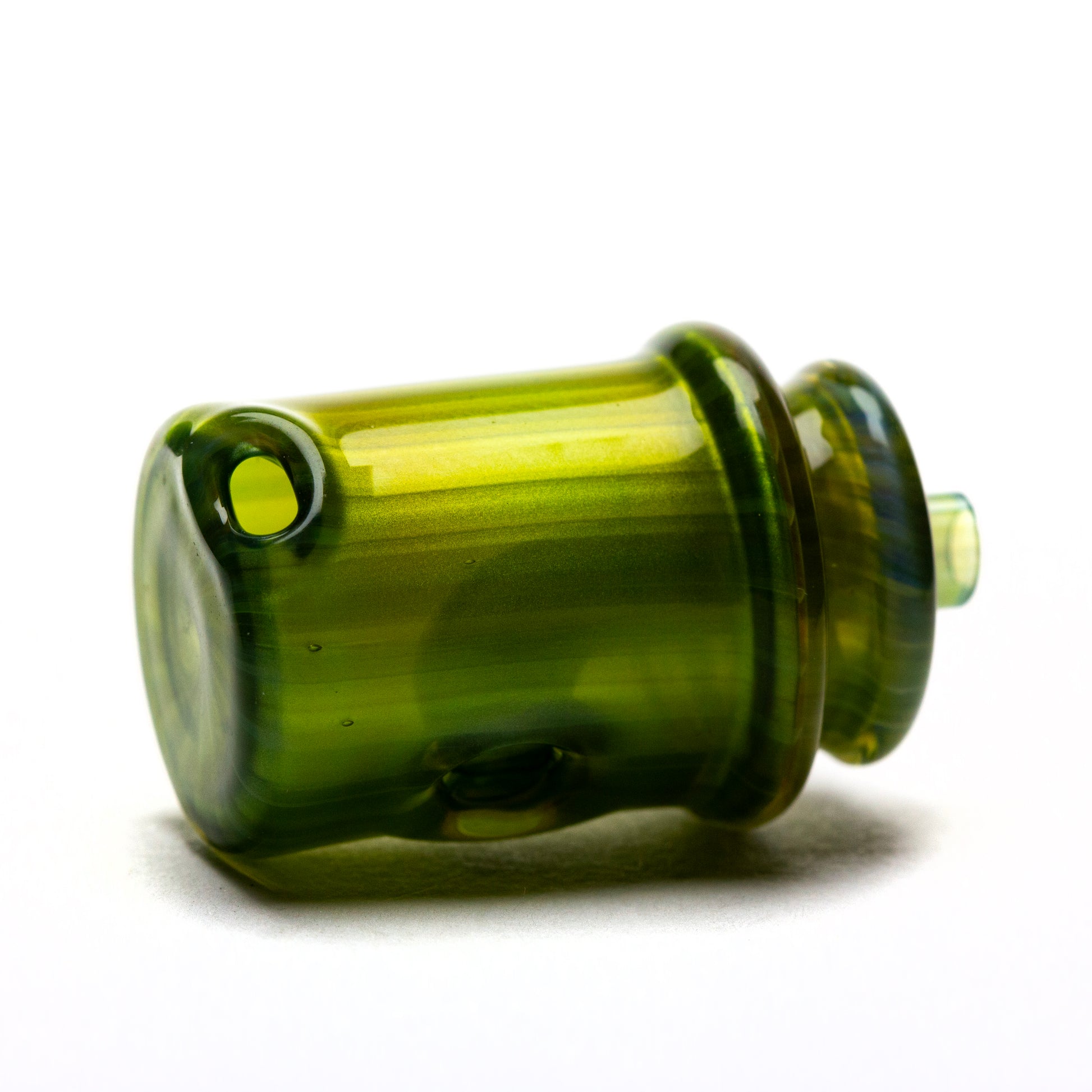 Foster Glass Loki's Lipstick over Neptunium Pivot Lid #FOS07 - Planet Caravan