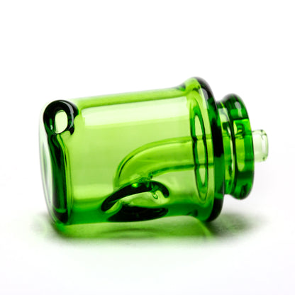 Foster Glass Portland Green Pivot Lid #FOS08 - Planet Caravan