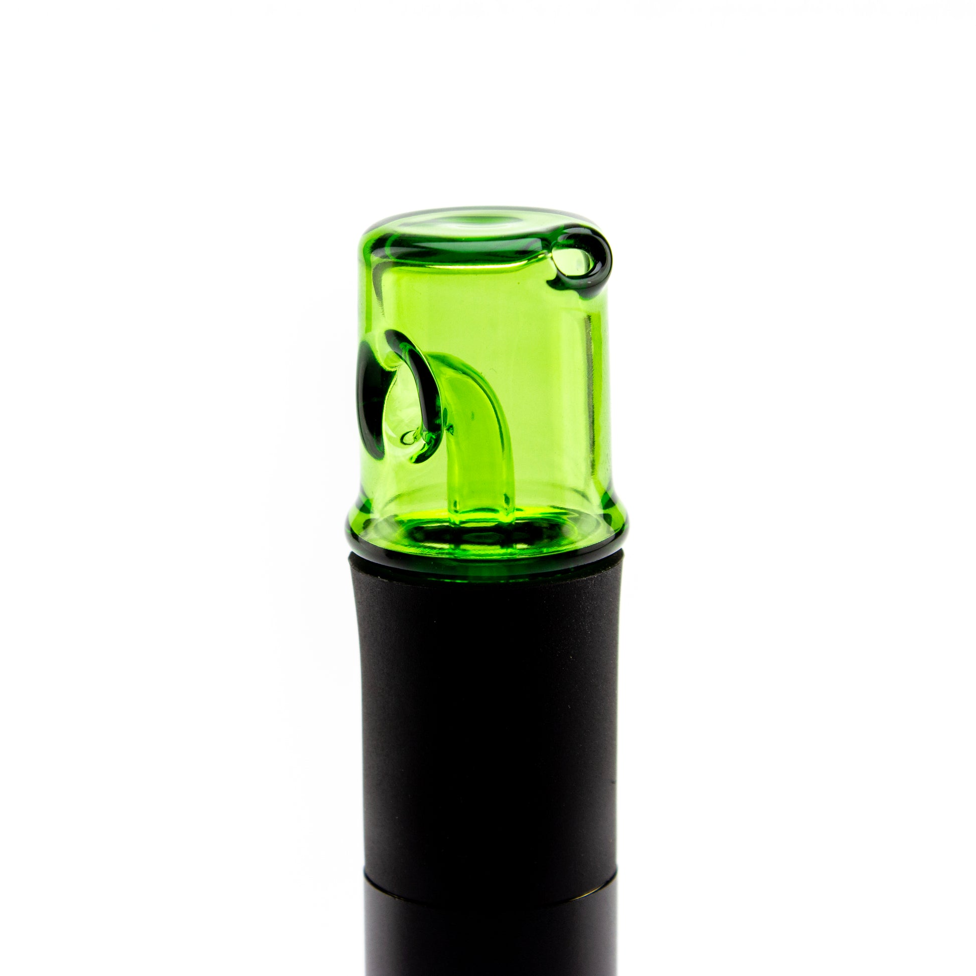 Foster Glass Portland Green Pivot Lid #FOS08 - Planet Caravan