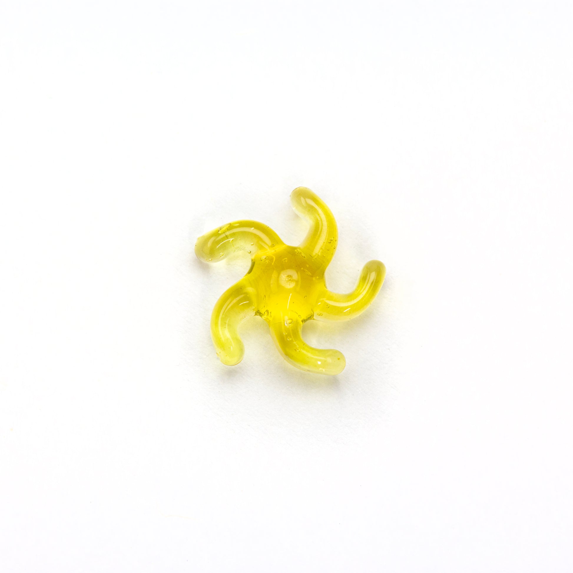 Yarbi Glass Yellow Proxy Spinner Pearl #YAR43 - Planet Caravan