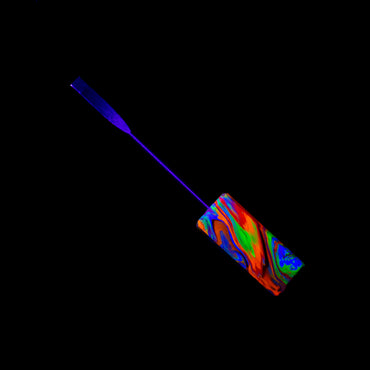 Dunkin Dabbers Pourcasso UV Reactive Mini Dabber #DUD27 - Planet Caravan